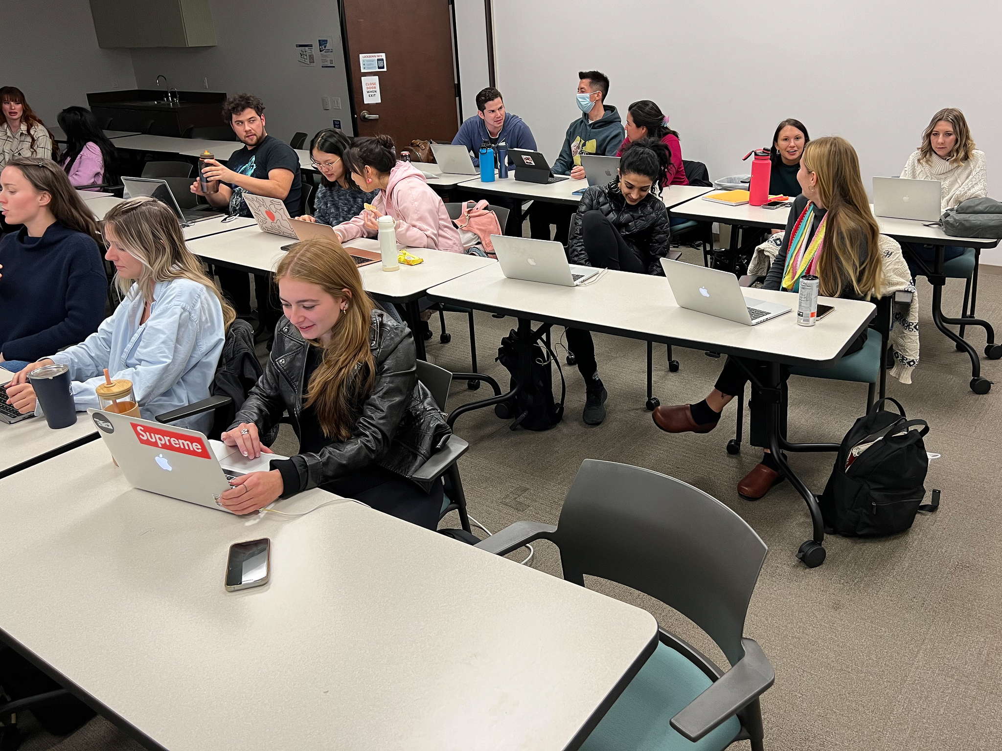 One of 23 classrooms of the Los Angeles campus