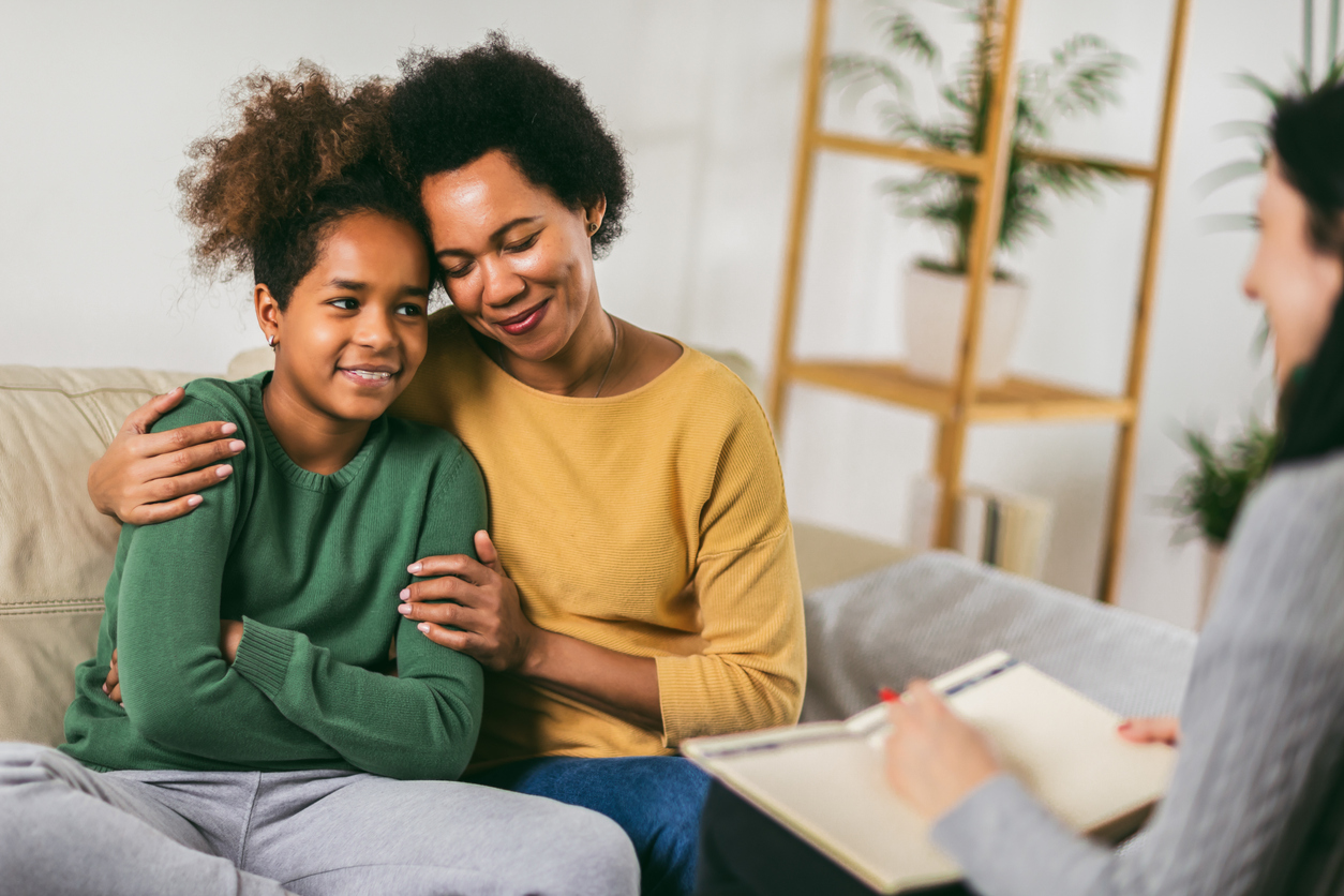 parent and child in therapy