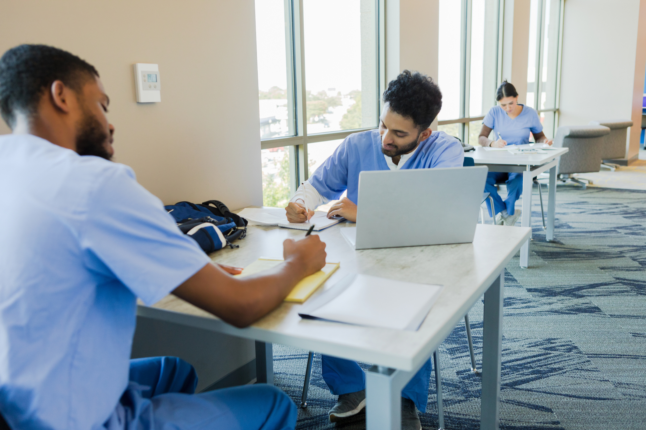 nurses studying